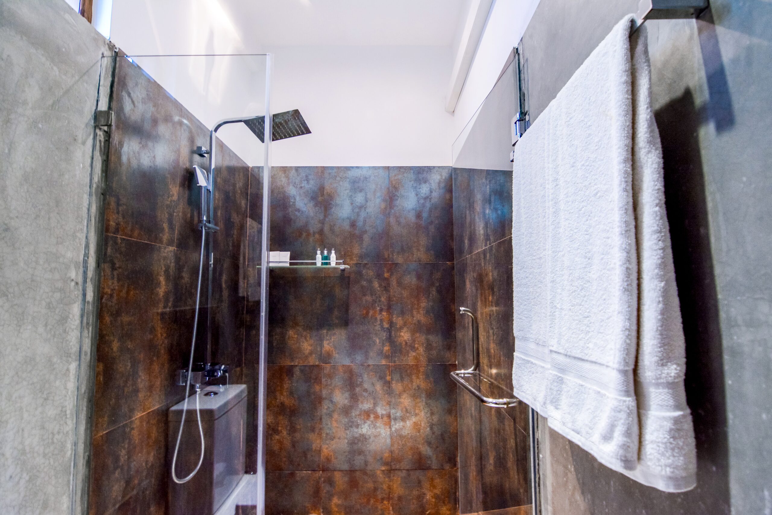 Copper shower